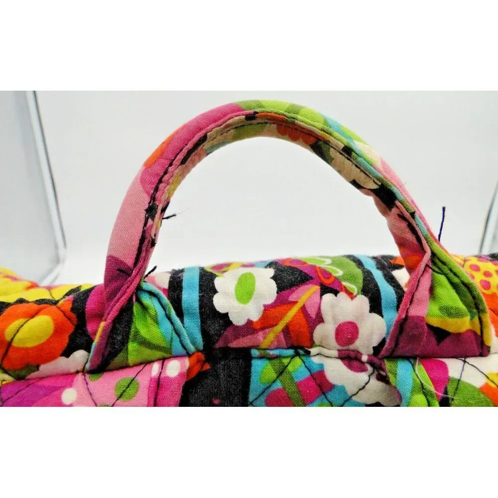 Vera Bradley Va Va Bloom Retired Pattern Backpack 4 Zip Pockets 2 Bottle Holders